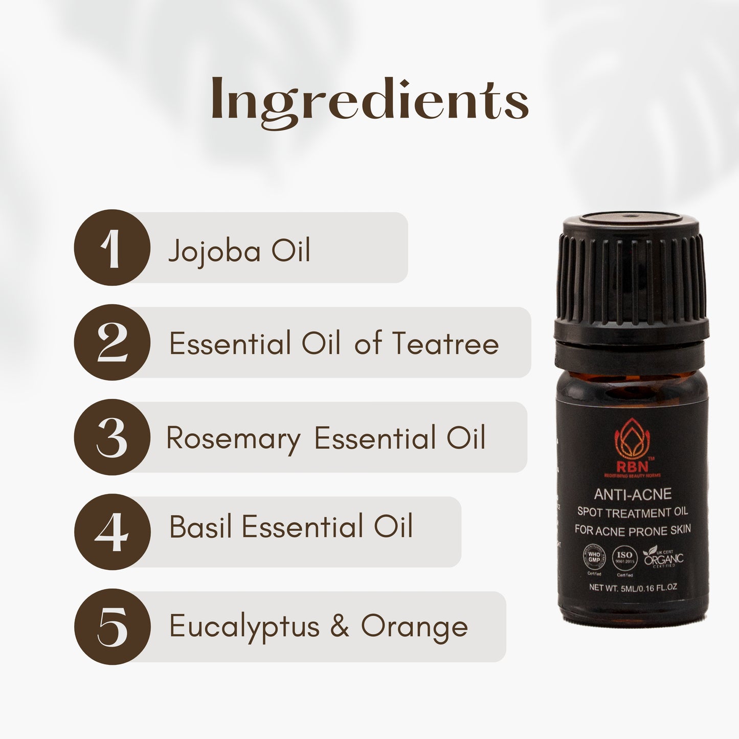 White Head Acne Control Serum For Face