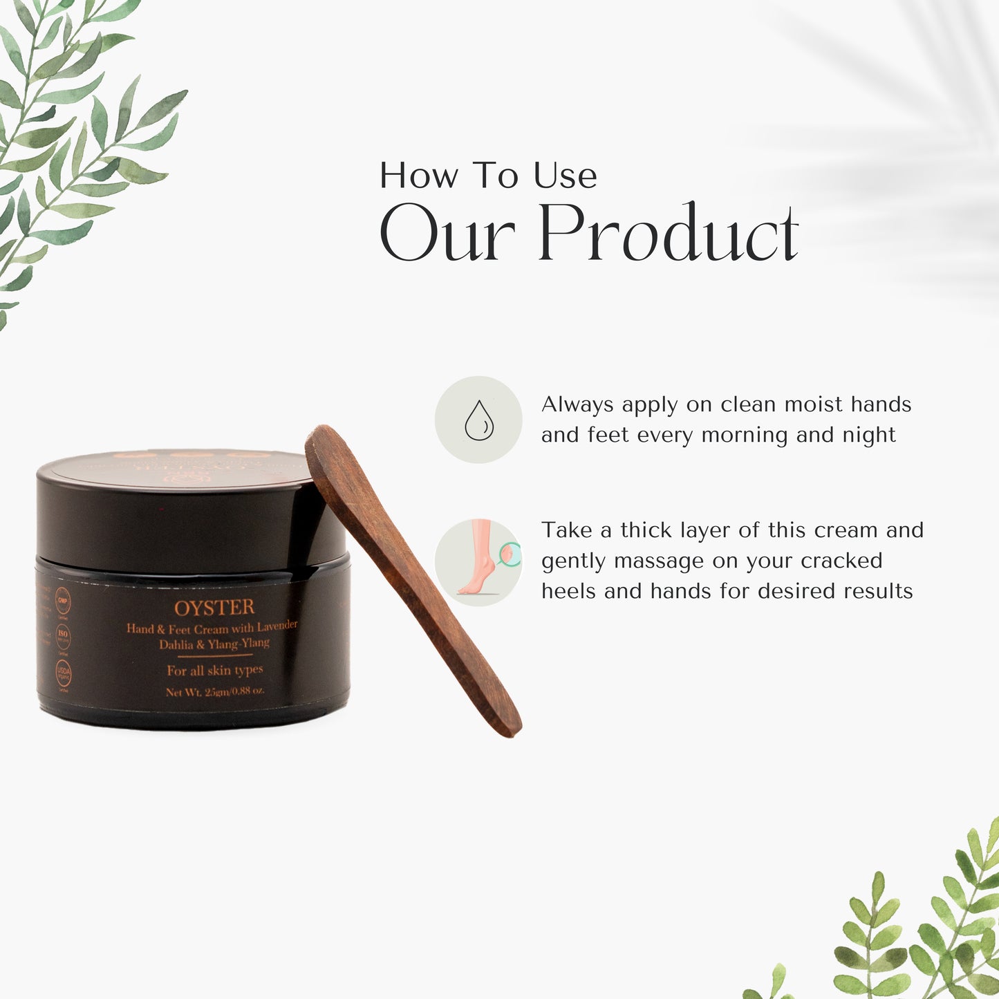 Organic Hand and Feet Cream