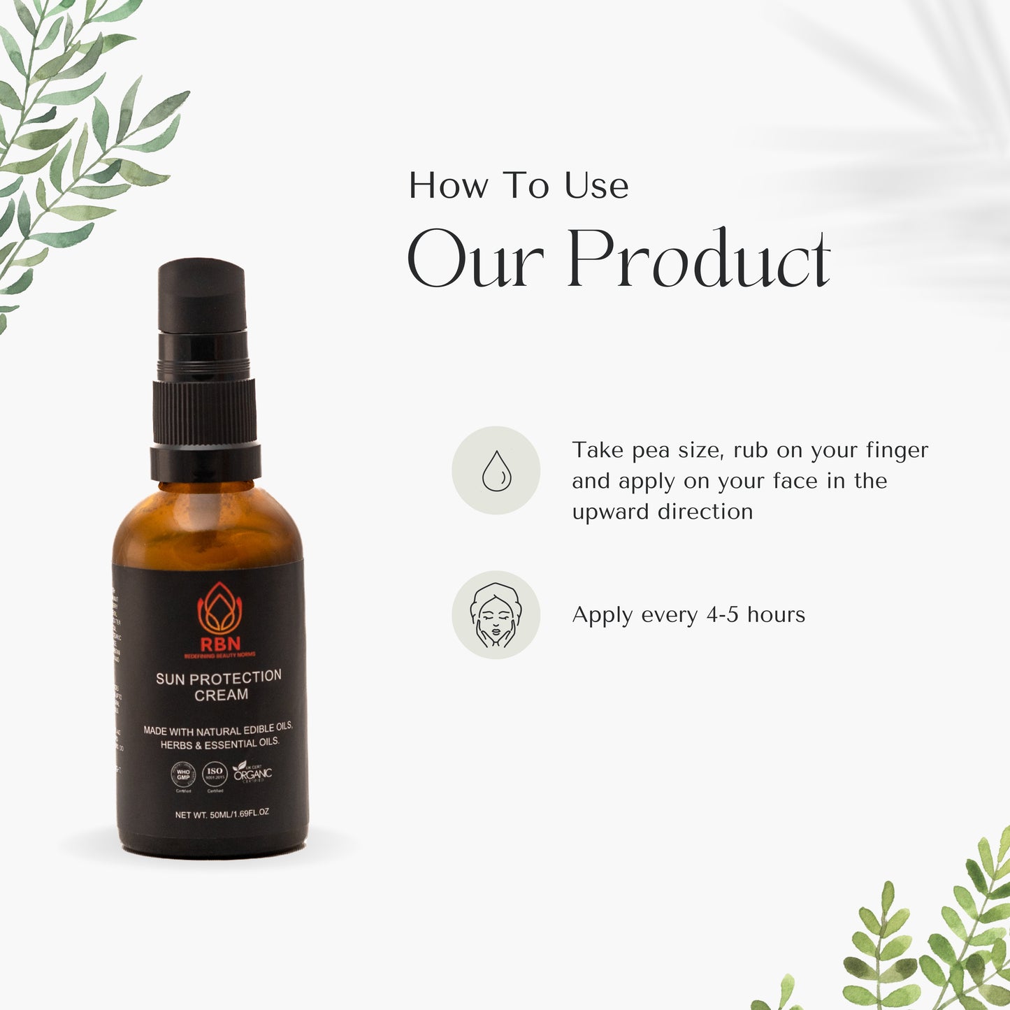 Oxide Free & Organic Sun Protection Cream