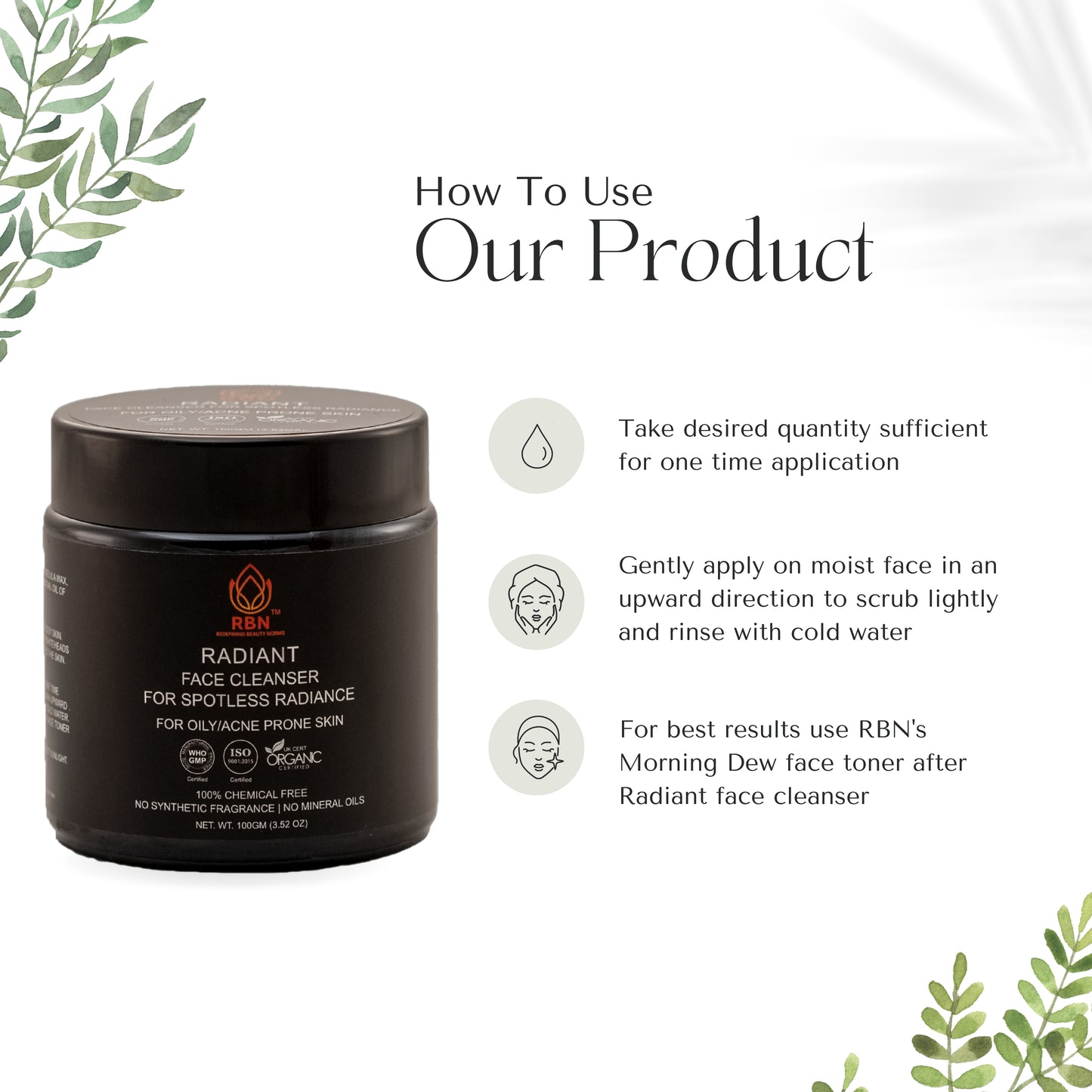 Organic Face Cleanser For Glowing Skin