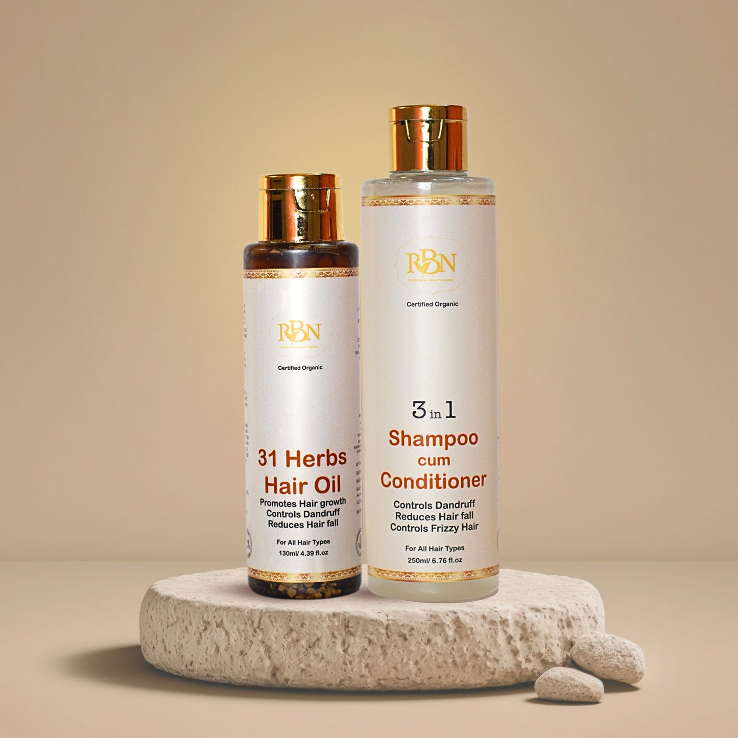 Shampoo and Hair Oil Combo