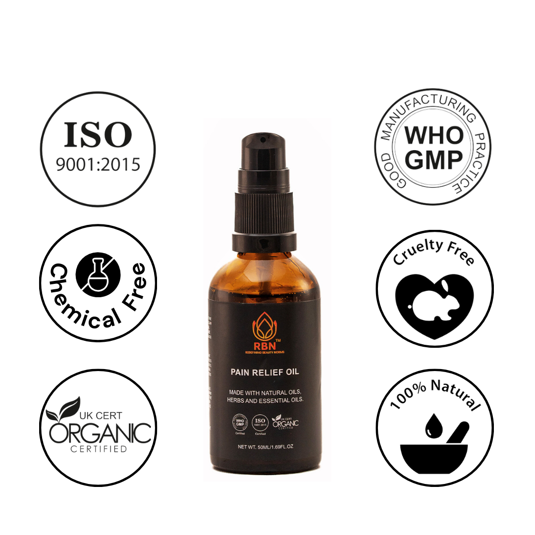 Sports Injury Pain Oil Organic and Natural