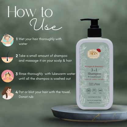 3 in 1 Shampoo Cum Conditioner