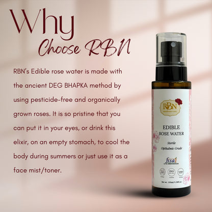 Edible Rose Water